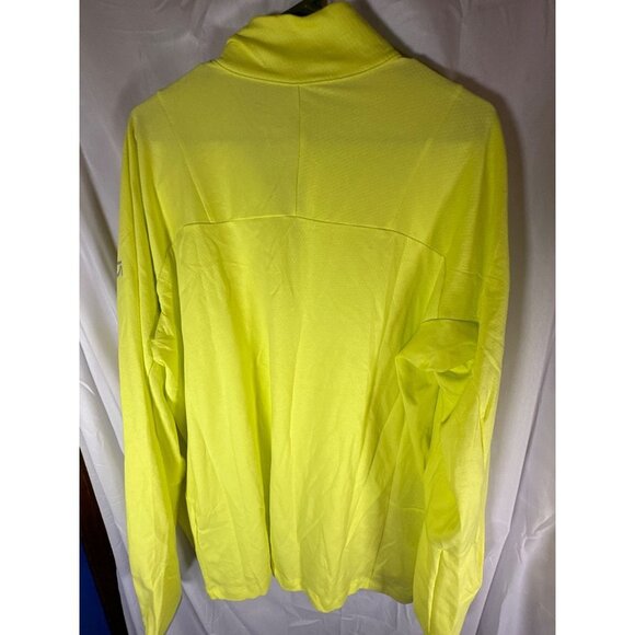 Gap GapFit Mens Half-Zip Train Sweatshirt Yellow Limon, Size XL - Picture 6 of 6
